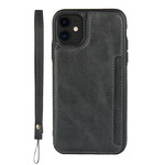Coque iPhone 11 Porte-Cartes Support et Lanière Coque iPhone 11 Porte-Cartes Support et Lanière
