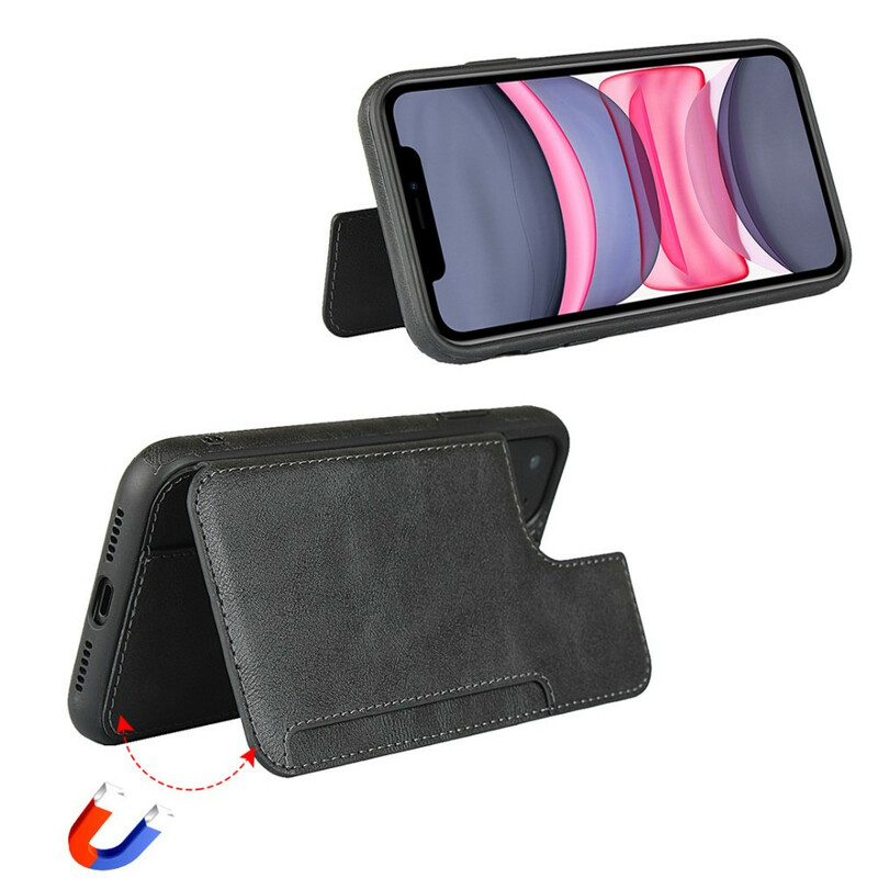Coque iPhone 11 Porte-Cartes Support et Lanière Coque iPhone 11 Porte-Cartes Support et Lanière
