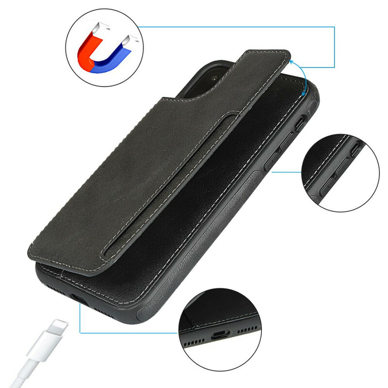 Coque iPhone 11 Porte-Cartes Support et Lanière Coque iPhone 11 Porte-Cartes Support et Lanière