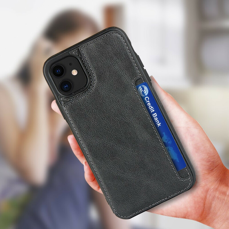 Coque iPhone 11 Porte-Cartes Support et Lanière Coque iPhone 11 Porte-Cartes Support et Lanière