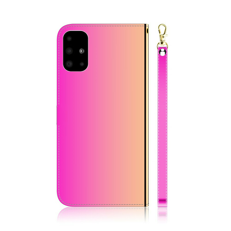 Housse Samsung Galaxy A51 Simili Cuir Couverture MIroir Housse Samsung Galaxy A51 Simili Cuir Couverture MIroir