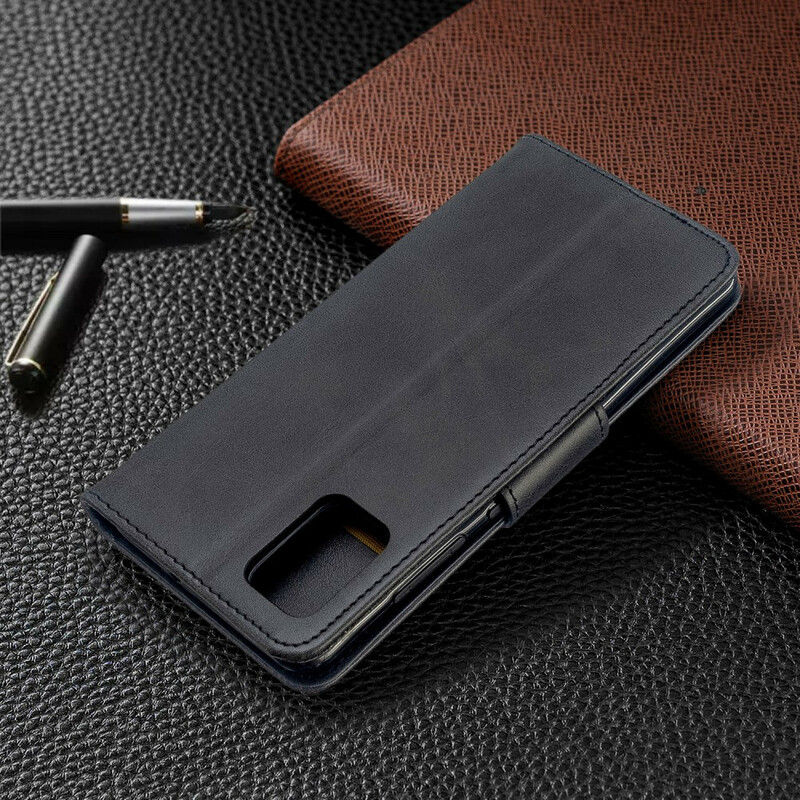 Housse Samsung Galaxy A51 Lisse Rabat Oblique Housse Samsung Galaxy A51 Lisse Rabat Oblique