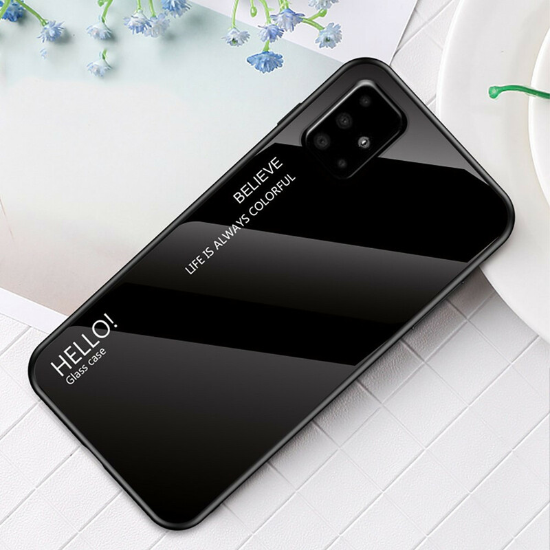 Coque Samsung Galaxy A51 Verre Trempé Hello