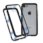 Coque iPhone 8 / 7 Rebords Métal et Verre Trempé Coque iPhone 8 / 7 Rebords Métal et Verre Trempé