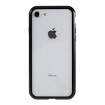 Coque iPhone 8 / 7 Rebords Métal et Verre Trempé Coque iPhone 8 / 7 Rebords Métal et Verre Trempé