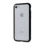 Coque iPhone 8 / 7 Rebords Métal et Verre Trempé Coque iPhone 8 / 7 Rebords Métal et Verre Trempé