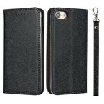 Flip Cover iPhone 8 / 7 Style Cuir Douceur avec Lanière Flip Cover iPhone 8 / 7 Style Cuir Douceur avec Lanière