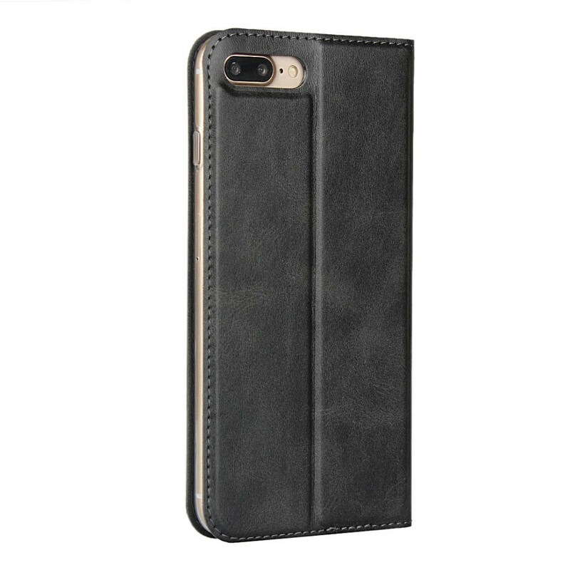 Flip Cover iPhone 8 Plus / 7 Plus Simili Cuir avec Lanière Ma Coque