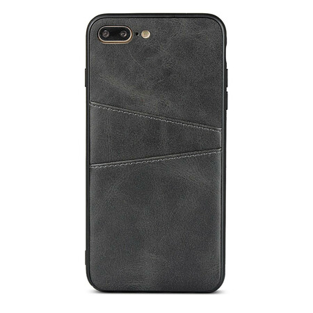Coque iPhone 8 Plus / 7 Plus Monochrome Double Porte-Cartes