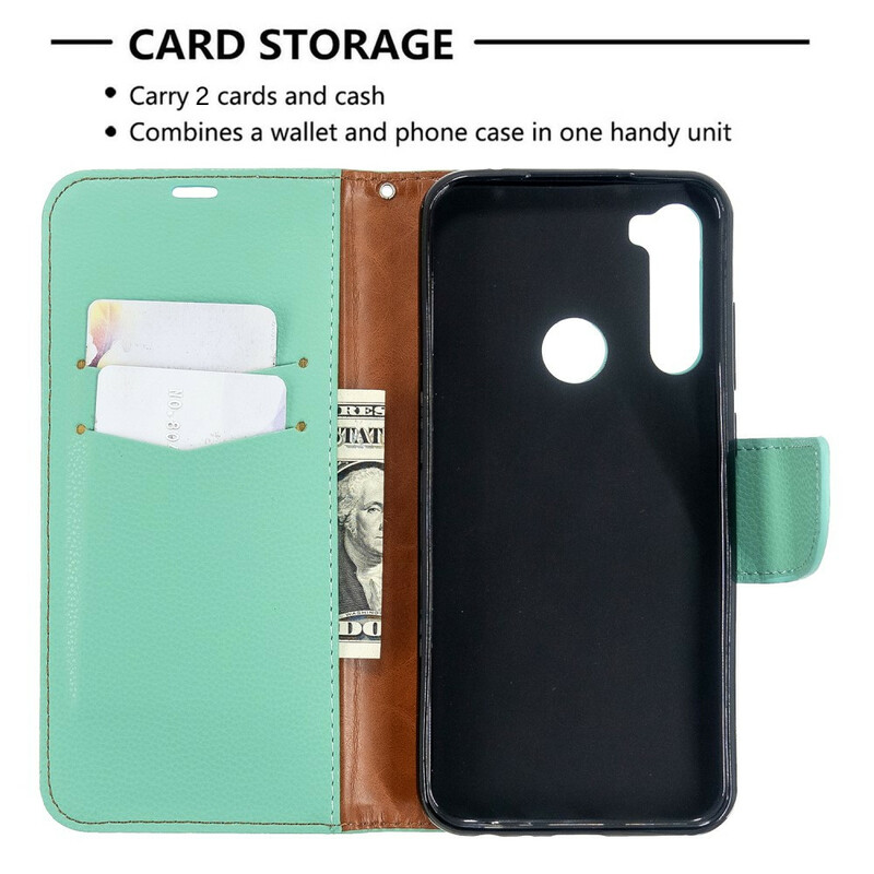 Housse Xiaomi Redmi Note 8T Litchi Rabat Oblique Housse Xiaomi Redmi Note 8T Litchi Rabat Oblique