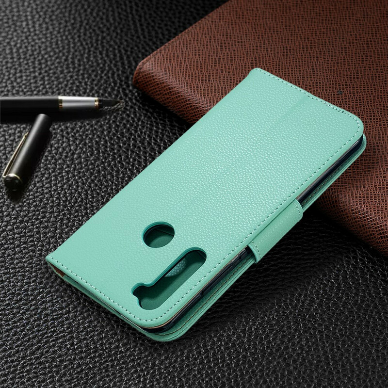 Housse Xiaomi Redmi Note 8T Litchi Rabat Oblique Housse Xiaomi Redmi Note 8T Litchi Rabat Oblique