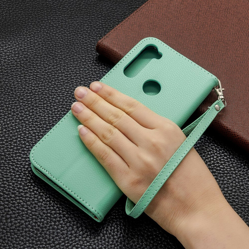 Housse Xiaomi Redmi Note 8T Litchi Rabat Oblique Housse Xiaomi Redmi Note 8T Litchi Rabat Oblique