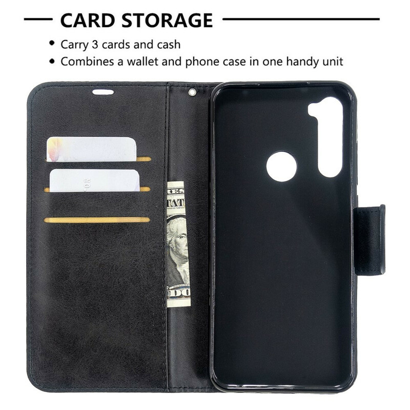 Housse Xiaomi Redmi Note 8T Lisse Rabat Oblique Housse Xiaomi Redmi Note 8T Lisse Rabat Oblique