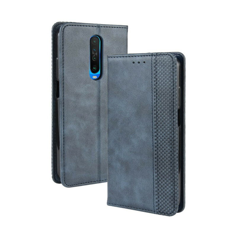 Flip Cover Xiaomi Redmi K30 Effet Cuir Vintage Stylisé Flip Cover Xiaomi Redmi K30 Effet Cuir Vintage Stylisé