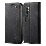 Flip Cover Xiaomi Mi Note 10 Tissu Jeans Flip Cover Xiaomi Mi Note 10 Tissu Jeans