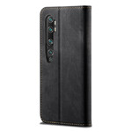 Flip Cover Xiaomi Mi Note 10 Tissu Jeans Flip Cover Xiaomi Mi Note 10 Tissu Jeans