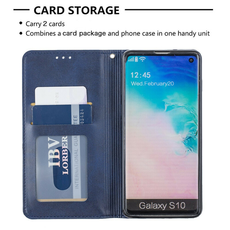 Flip Cover Samsung Galaxy S10 Style Artiste Ma Coque