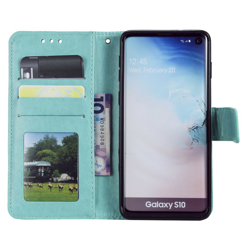 Housse Samsung Galaxy S10 Rêverie à Lanière Housse Samsung Galaxy S10 Rêverie à Lanière