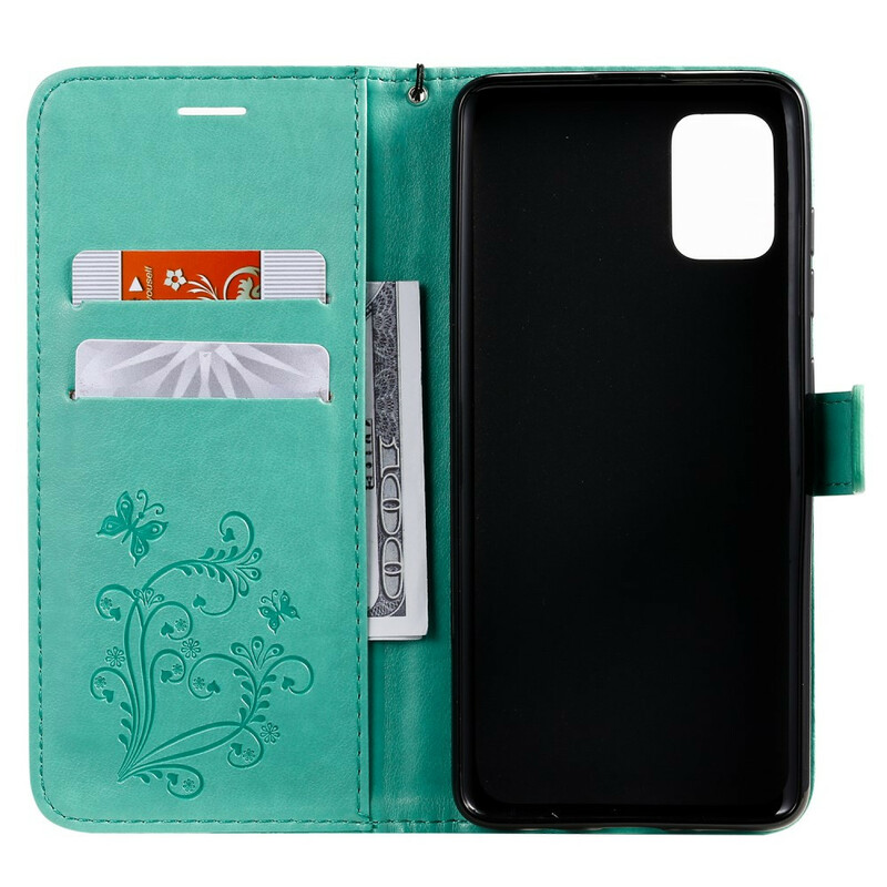 Housse Samsung Galaxy A51 Papillons Géants à Lanière Housse Samsung Galaxy A51 Papillons Géants à Lanière