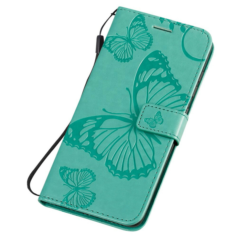 Housse Samsung Galaxy A51 Papillons Géants à Lanière Housse Samsung Galaxy A51 Papillons Géants à Lanière