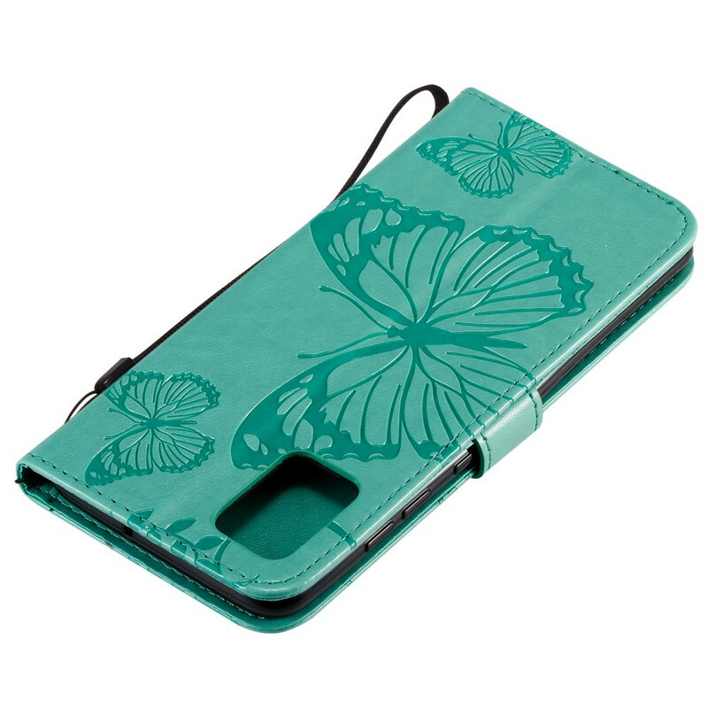Housse Samsung Galaxy A51 Papillons Géants à Lanière Housse Samsung Galaxy A51 Papillons Géants à Lanière