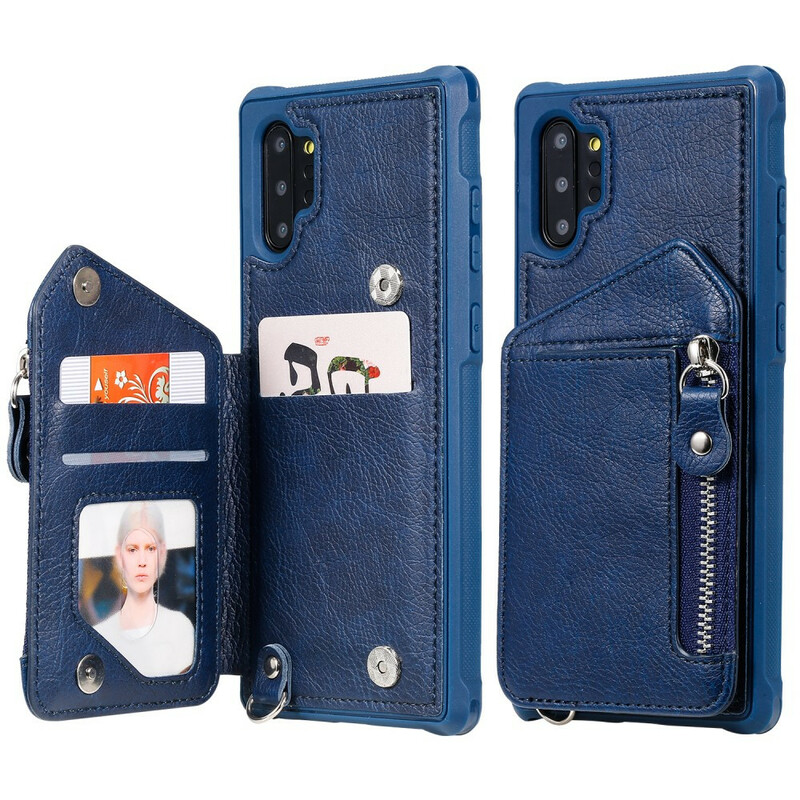 Coque Samsung Galaxy Note 10 Plus Portefeuille Zip Coque Samsung Galaxy Note 10 Plus Portefeuille Zip