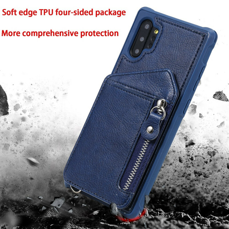 Coque Samsung Galaxy Note 10 Plus Portefeuille Zip Coque Samsung Galaxy Note 10 Plus Portefeuille Zip