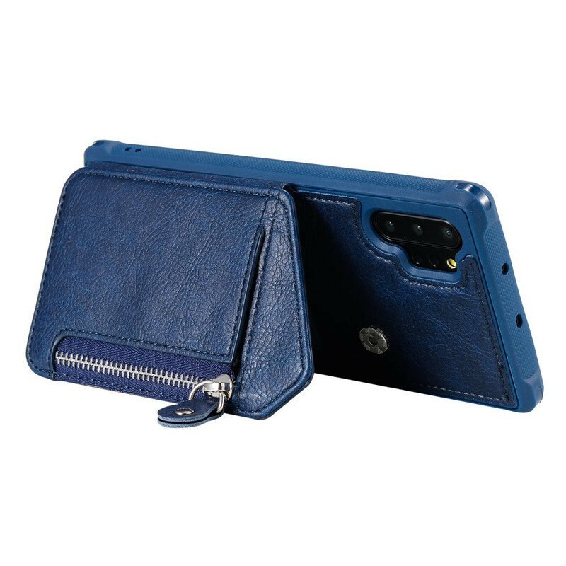 Coque Samsung Galaxy Note 10 Plus Portefeuille Zip