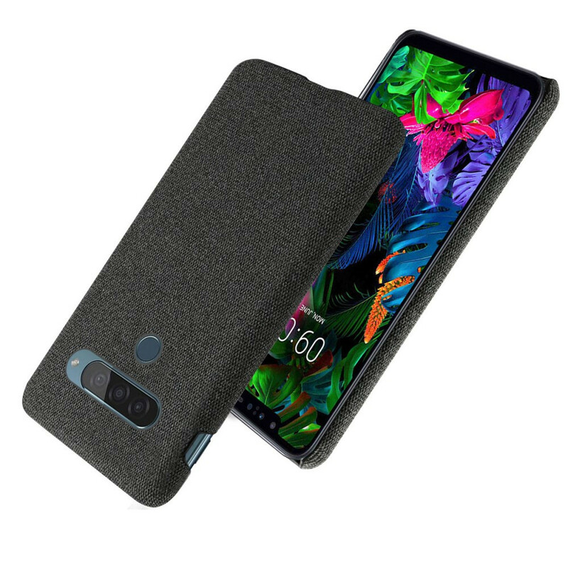 Coque LG G8S ThinQ Texture Tissu KSQ