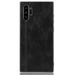 Coque Samsung Galaxy Note 10 Plus Style Cuir Coutures