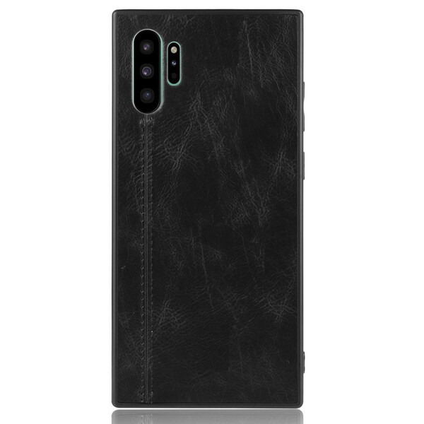 Coque Samsung Galaxy Note 10 Plus Style Cuir Coutures