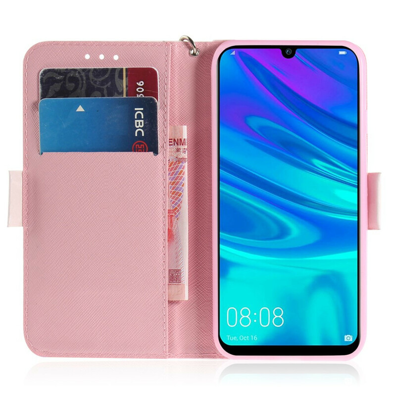 Housse Huawei P Smart 2019 Arbre en Fleurs à Lanière Housse Huawei P Smart 2019 Arbre en Fleurs à Lanière
