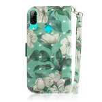 Housse Huawei P Smart 2019 Branche en Fleurs à Lanière Housse Huawei P Smart 2019 Branche en Fleurs à Lanière