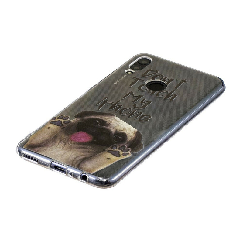 Coque Huawei P Smart 2019 Don't Touch My Phone Dog