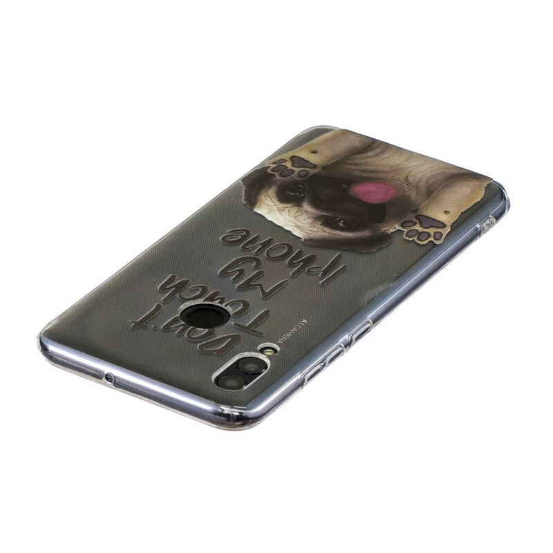 Coque Huawei P Smart 2019 Don't Touch My Phone Dog