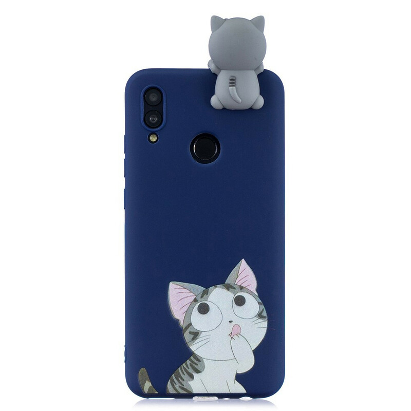 Coque Huawei P Smart 2019 Chat Penseur 3D