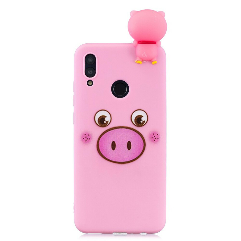 Coque Huawei P Smart 2019 Apollon le Cochon 3D