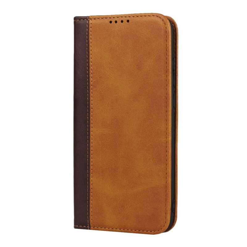Flip Cover Huawei P Smart 2019 Bicolore Effet Cuir Flip Cover Huawei P Smart 2019 Bicolore Effet Cuir
