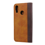Flip Cover Huawei P Smart 2019 Bicolore Effet Cuir Flip Cover Huawei P Smart 2019 Bicolore Effet Cuir
