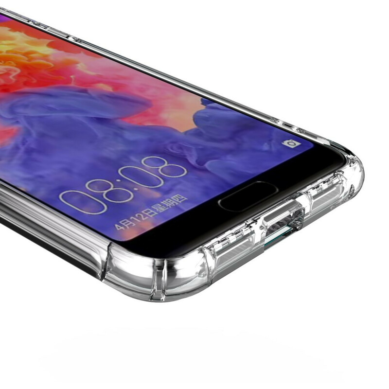 Coque Huawei P20 Transparente LEEU Coussins Protecteurs Coque Huawei P20 Transparente LEEU Coussins Protecteurs