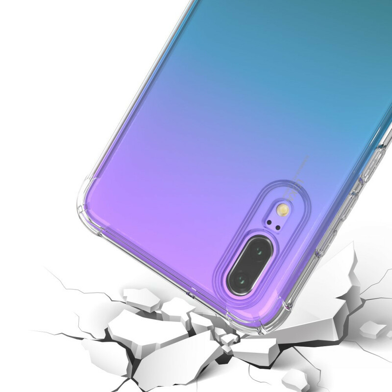 Coque Huawei P20 Transparente LEEU Coussins Protecteurs Coque Huawei P20 Transparente LEEU Coussins Protecteurs