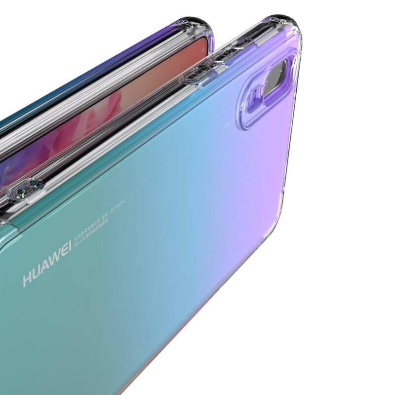 Coque Huawei P20 Transparente LEEU Coussins Protecteurs Coque Huawei P20 Transparente LEEU Coussins Protecteurs