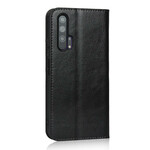 Flip Cover Honor 20 Pro Cuir Véritable Vieilli Flip Cover Honor 20 Pro Cuir Véritable Vieilli