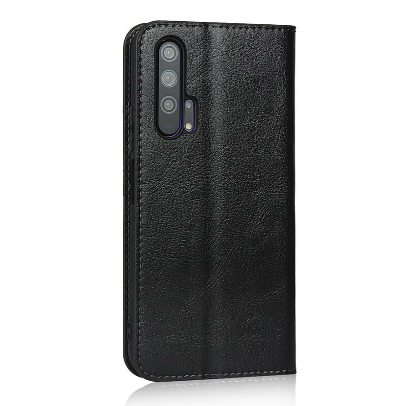 Flip Cover Honor 20 Pro Cuir Véritable Vieilli Flip Cover Honor 20 Pro Cuir Véritable Vieilli