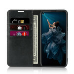 Flip Cover Honor 20 Pro Cuir Véritable Vieilli Flip Cover Honor 20 Pro Cuir Véritable Vieilli