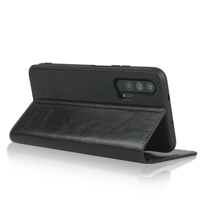 Flip Cover Honor 20 Pro Cuir Véritable Vieilli Flip Cover Honor 20 Pro Cuir Véritable Vieilli