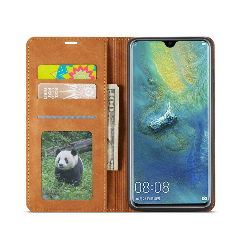 Flip Cover Huawei Mate 20 Effet Cuir FORWENW Flip Cover Huawei Mate 20 Effet Cuir FORWENW