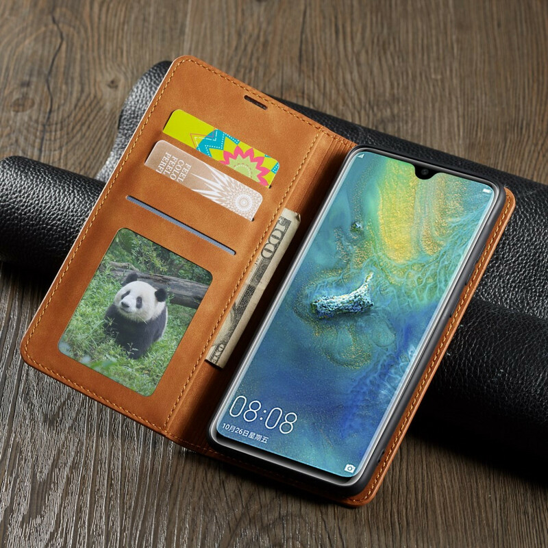 Flip Cover Huawei Mate 20 Effet Cuir FORWENW Flip Cover Huawei Mate 20 Effet Cuir FORWENW