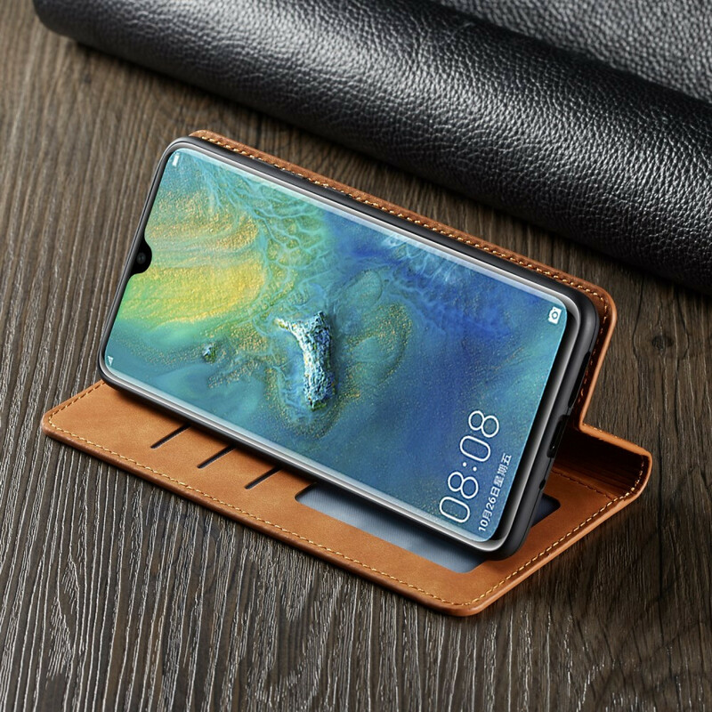 Flip Cover Huawei Mate 20 Effet Cuir FORWENW Flip Cover Huawei Mate 20 Effet Cuir FORWENW