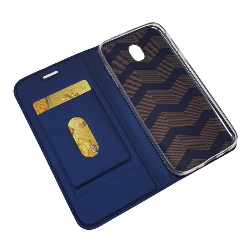 Flip Cover Samsung Galaxy J7 2017 Fermoir Magnétique